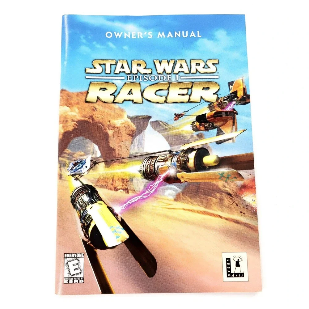 Star Wars: Episode I Racer & Rebel Assault II: Hidden Empire PC Mint Discs